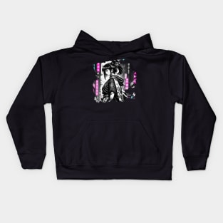 Futuristic Japanese Style Kunoichi Girl Kids Hoodie